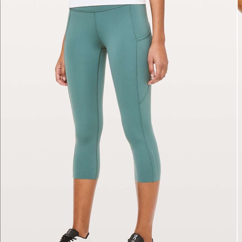 Lululemon Fast & Free Crop II 19”